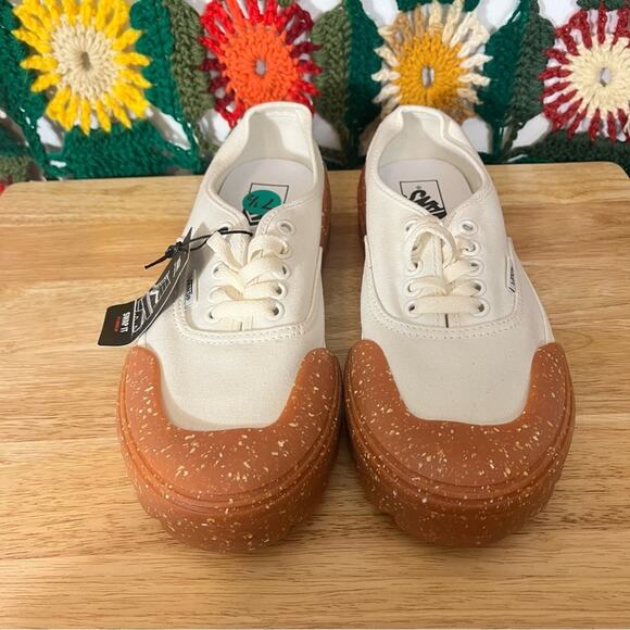 Vans White Anaheim Factory Modular Speckled Gum Shoes Size 9 - Picture 2 of 12